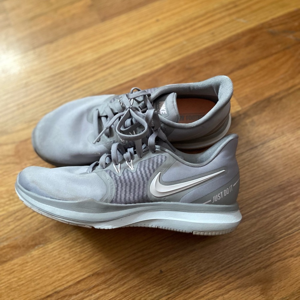 Pink and Gray Nikes